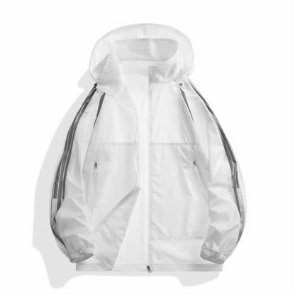 Herren Sportjacke Übergangsjacke Reißverschlusstaschen Funktionell - BerlinGlamour