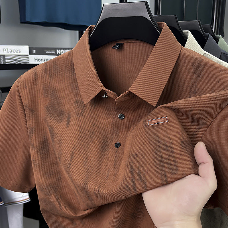 Herren Polohemd Kurzarm Piqué Stoff Modern