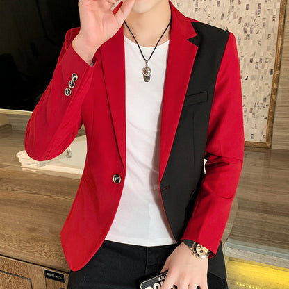 Herren Blazer Modern Asymmetrisch mit Taschen - BerlinGlamour