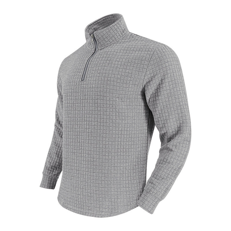 Herren Steppjacke Pullover Mit Reißverschluss