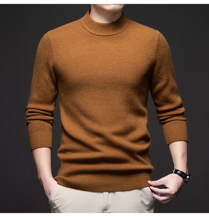 Herren Rollkragenpullover Weich Eleganter Pullover Männer