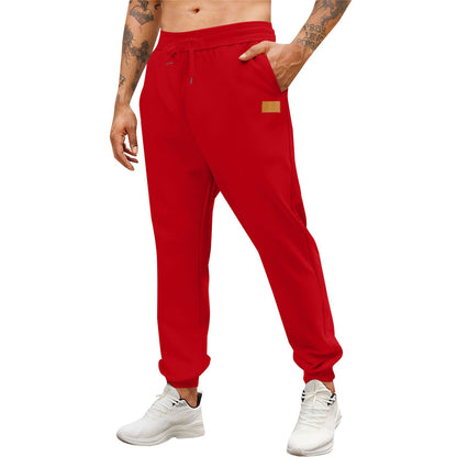 Herren Jogginghose Sportlich Mit Reißverschluss Taschen