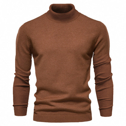 Herren Rollkragenpullover Eleganter Baumwoll Pullover Modern