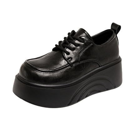 Damen Plateau Sneaker Chunky Kunstleder Schuhe Hoch