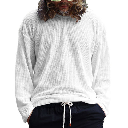 Herren Langarmshirt Lässig Mit Schlitzen Trendy - BerlinGlamour