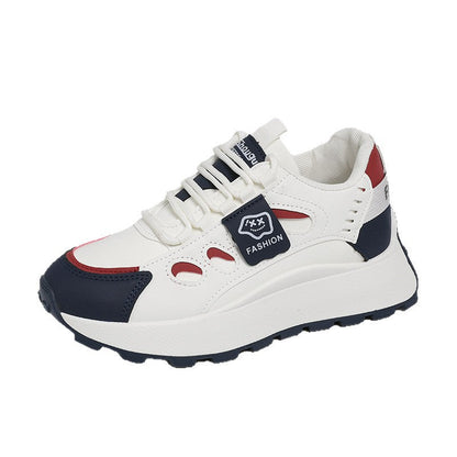 Damen Sneaker Plateau High Heels Schuhe Trendy