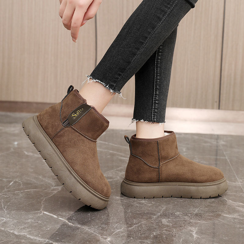 Damen Winterstiefeletten Warm Rutschfest Moderne Mode