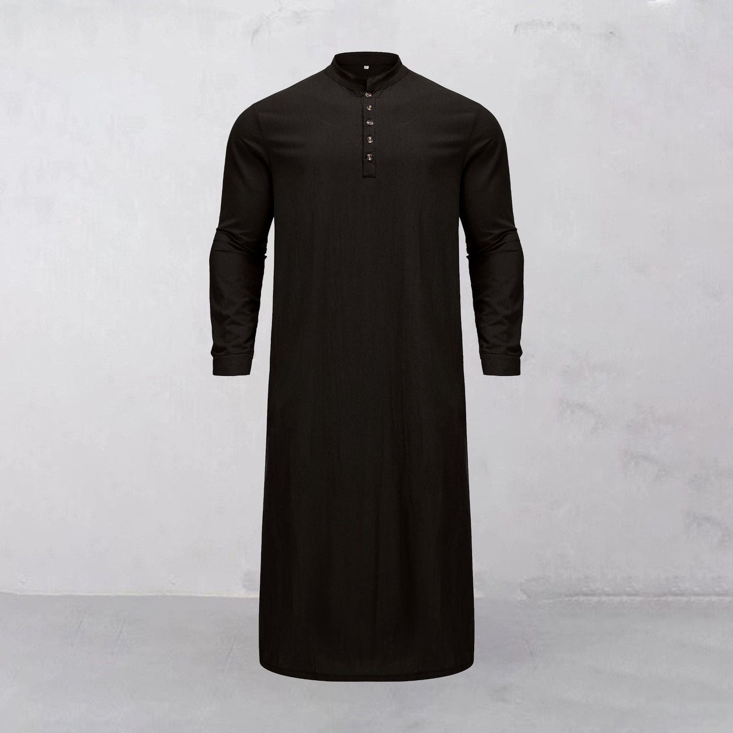 Herren Kaftan Langarm Modern mit Knöpfen