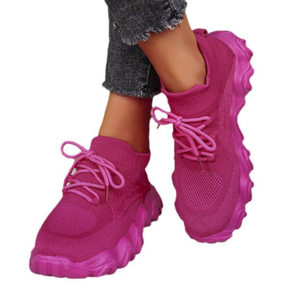 Damen Laufschuhe Sportsneaker Elastisch Rutschfest