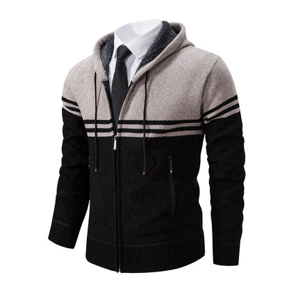 Herren Kapuzenjacke Modern Sportlich Funktionell