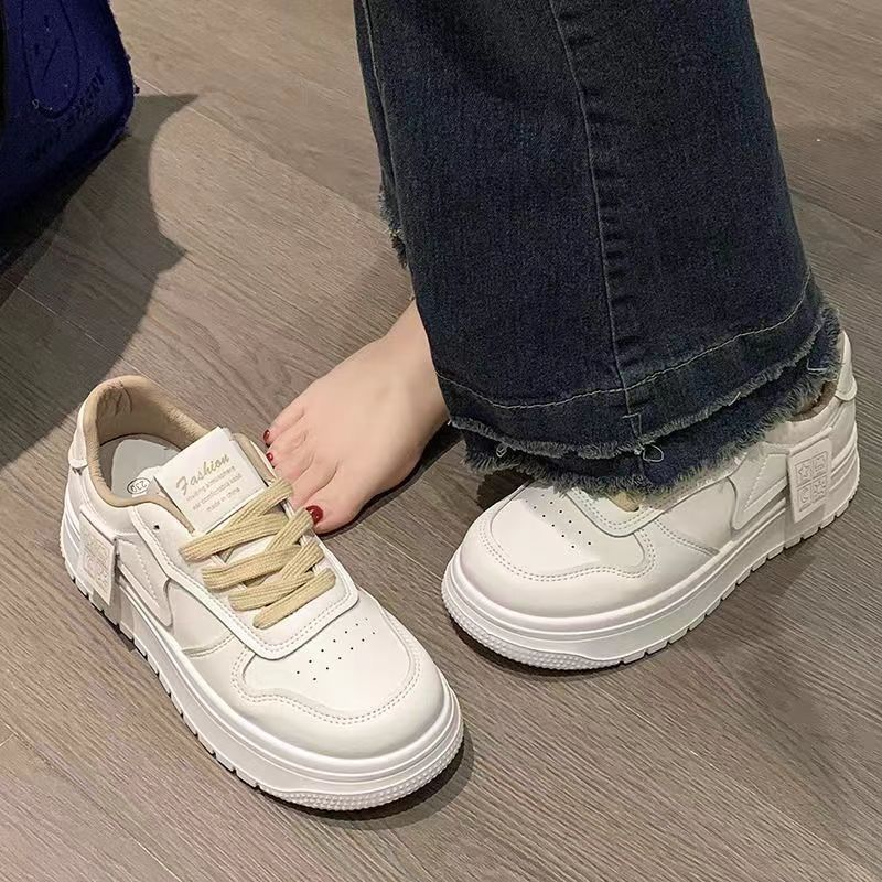 Damen Plateau Sneaker Hoch Bequem Atmungsaktiv