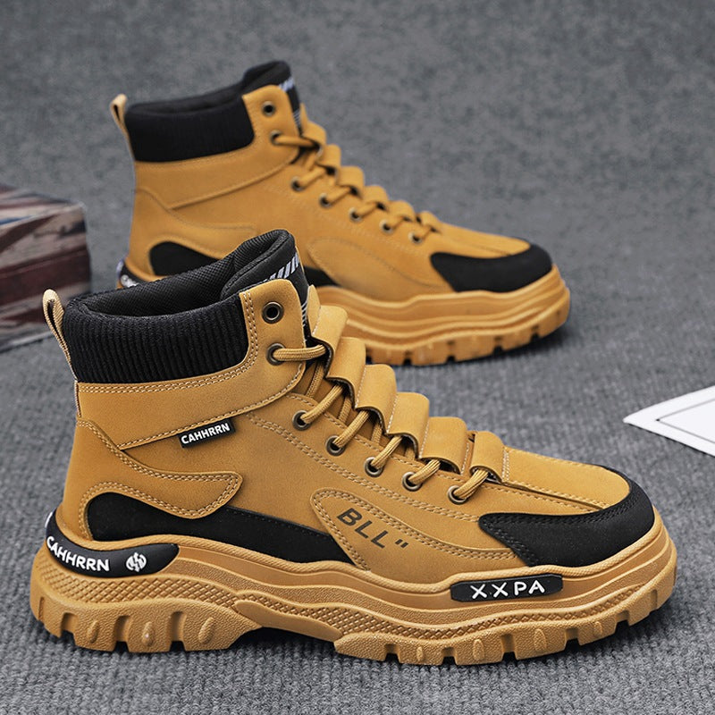 Herren Outdoor Sneaker Robust Verstärkte Sohle Wander Schuhe