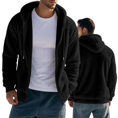 Herren Fleecejacke Großes Modell Übergroßer Schnitt