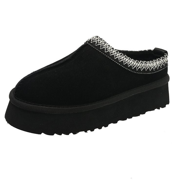 Damen Slipper Weich Bequem Elastisch Warm