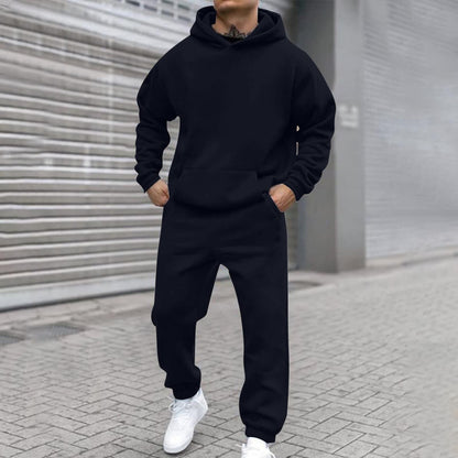 Herren Kapuzenanzug Sportlich Elastisch Mit Taschen