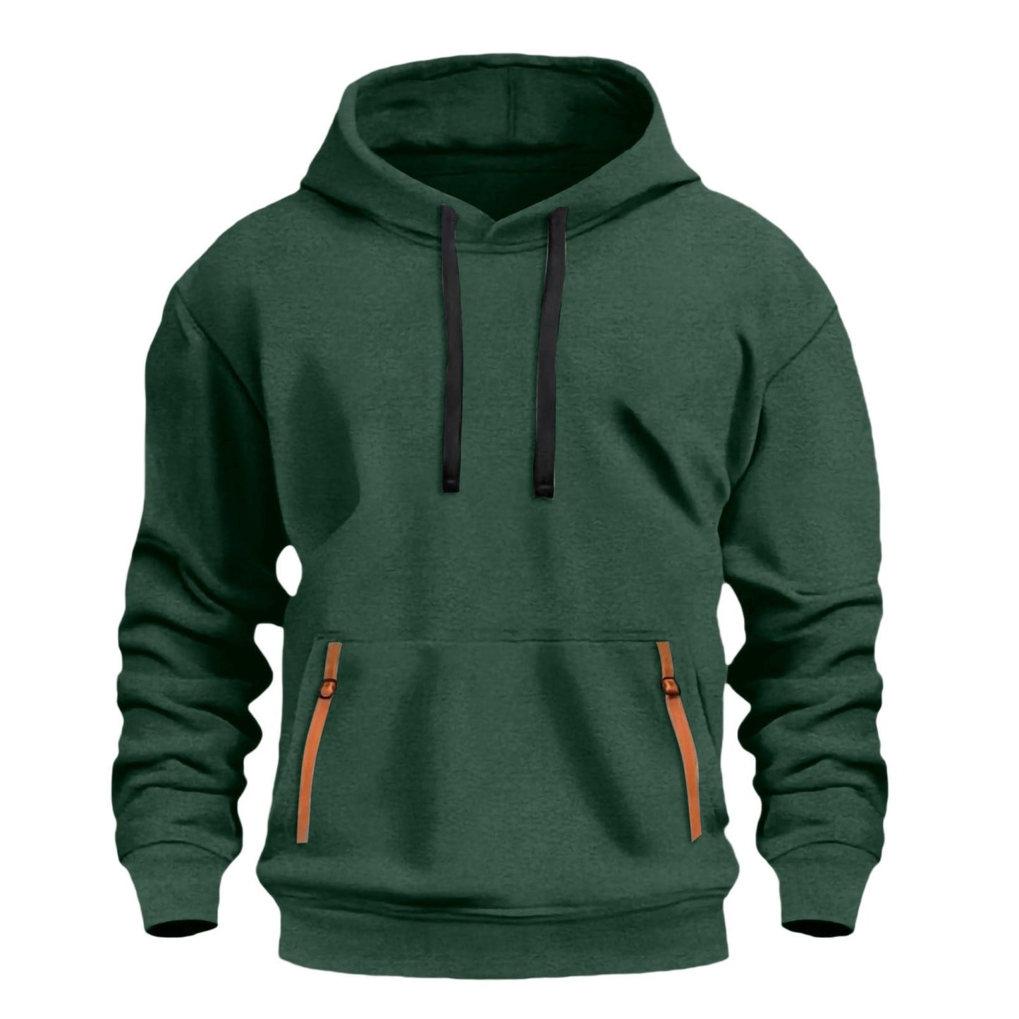 Herren Kapuzenpullover Modern mit Reißverschluss Taschen