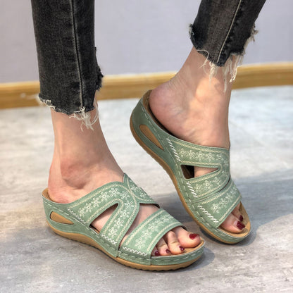 Damen Sandalen Orthopädisch Bequem Sommer
