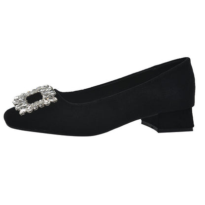 Damen Ballerinas Glitzernd mit Kristallen Elegant