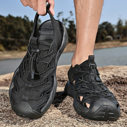 Damen Sport-Sandalen Rutschfest Schnellschnürsystem Outdoor