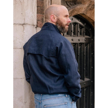 Herren Steppjacke Lässig Modern Mit Hochem Kragen