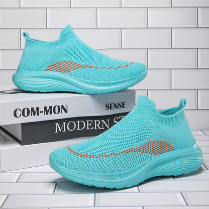 Damen Laufschuhe Komfort Slip-On Laufschuhe Leicht Mesh