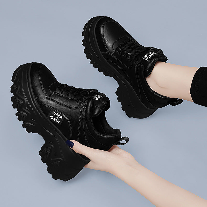 Damen Sneaker Chunky Komfort Schuhe Große Sohle