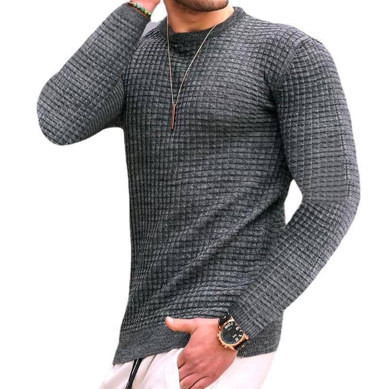 Herren Strickpullover Strukturiert Modern BerlinSTYLE