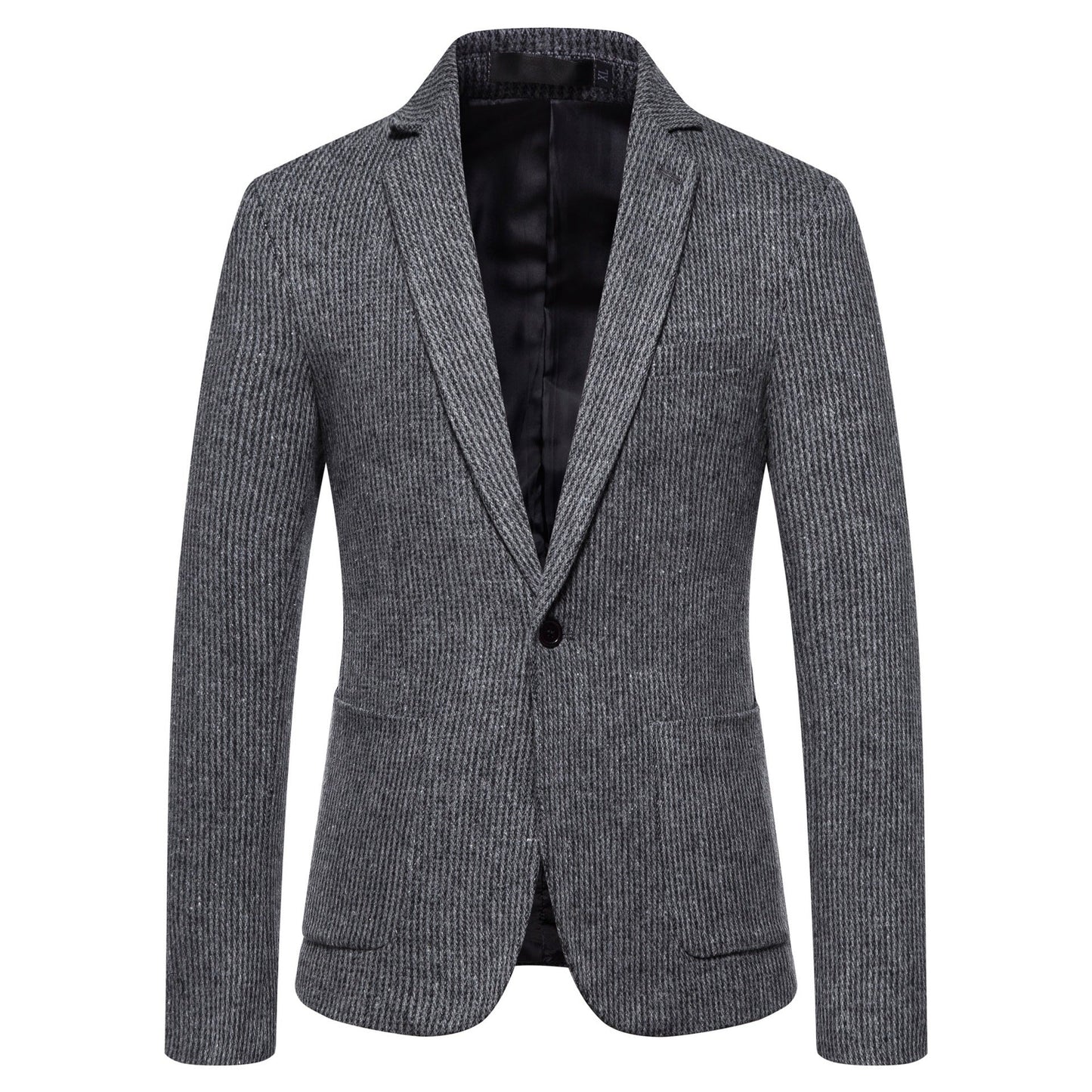 Herren Strickblazer Slim Fit Modern Elegant