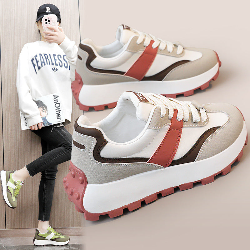 Damen Sneaker Bequem Rutschfest Weiche Sohle Sport - BerlinGlamour