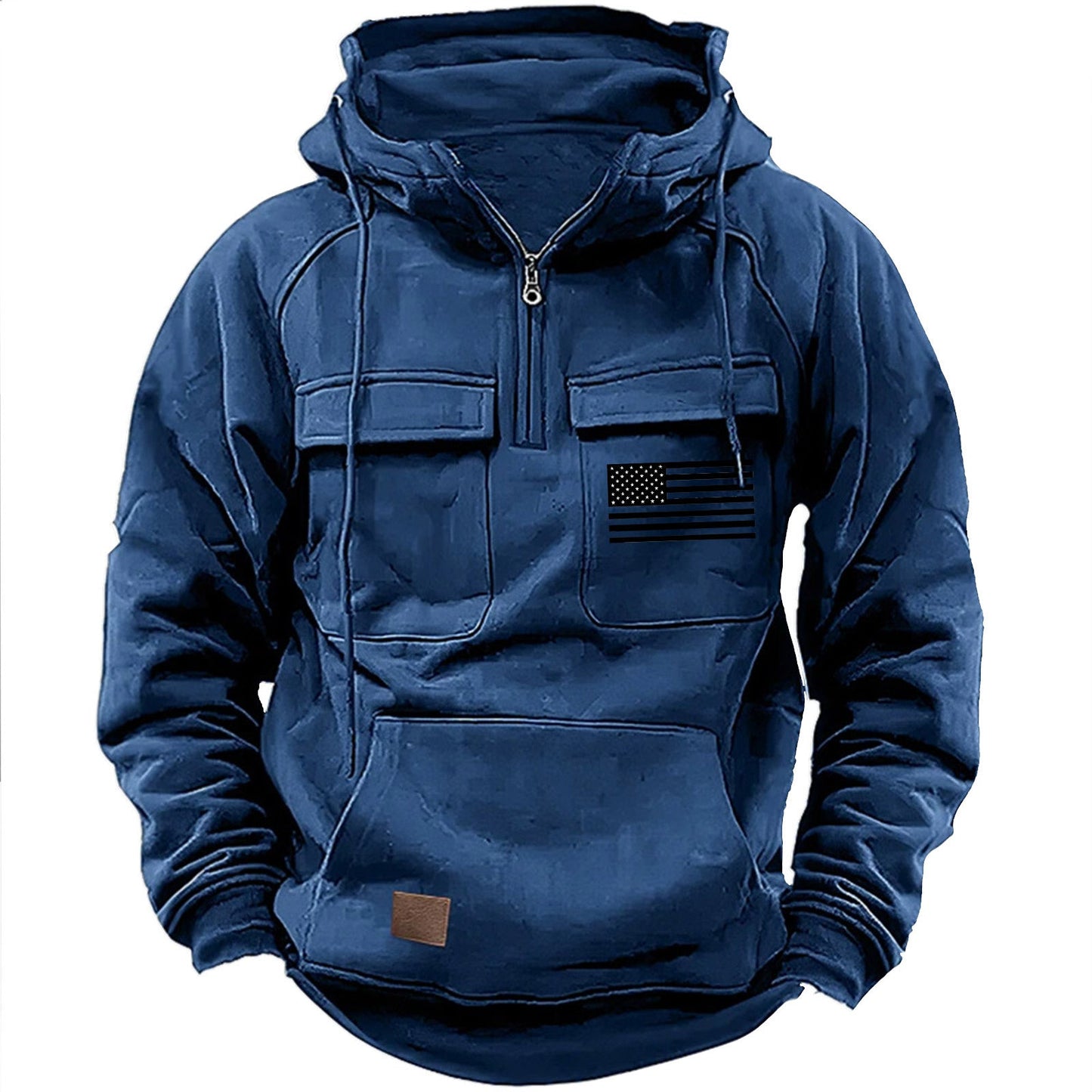 Herren Kapuzenpullover Funktionell Mit Taschen
