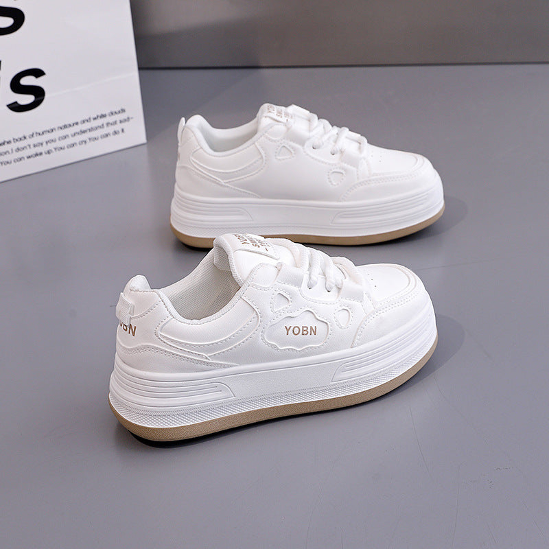 Damen Sneaker Bequem Dickes Sohlen Modisch