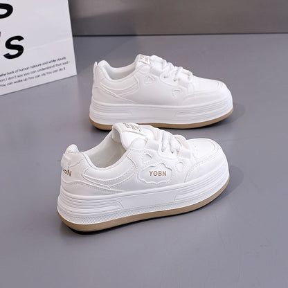 Damen Sneaker Bequem Dickes Sohlen Modisch