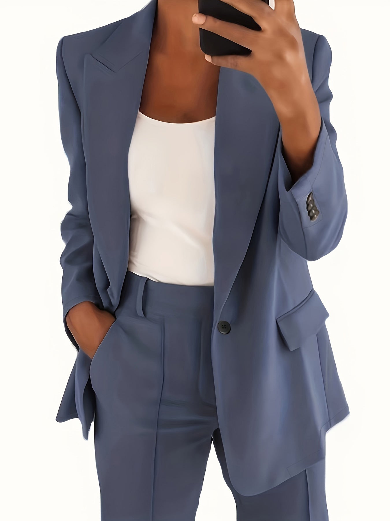Damen Blazer Oversize Elegant Modern