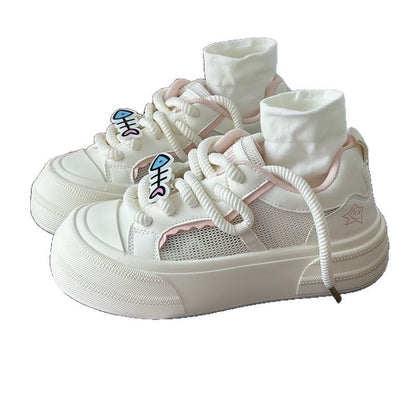 Damen Sneaker Sport Schuhe Atmungsaktiv Elastisch