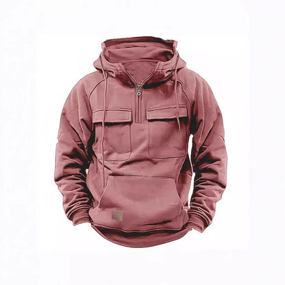 Herren Kapuzenpullover Funktional mit Taschen Sportlich