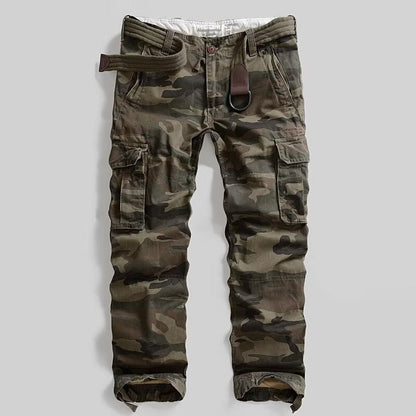 Herren Cargohose Camo Modern Taschen