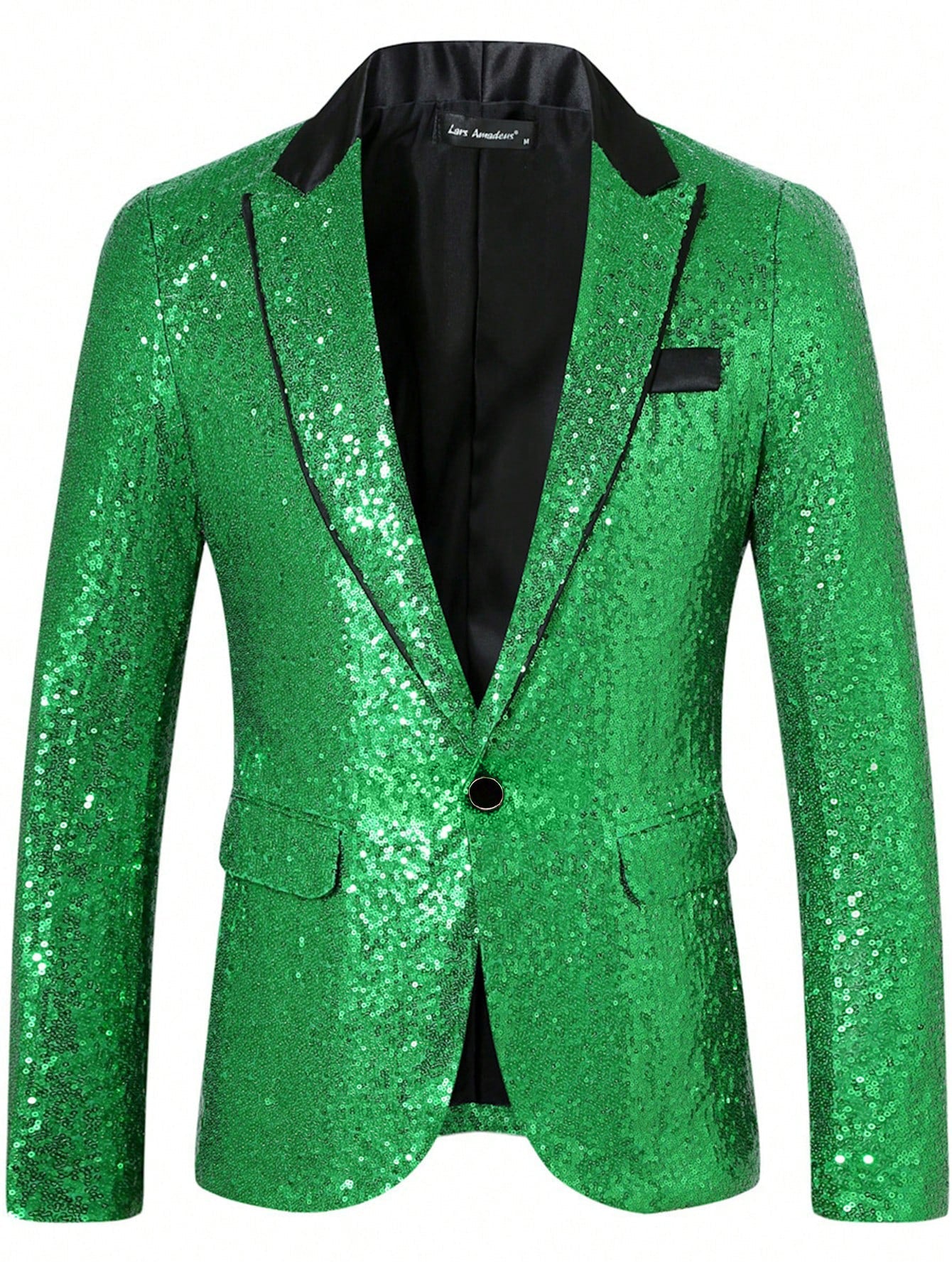 Paillettenblazer Herren Glamour Jacke Glitzer