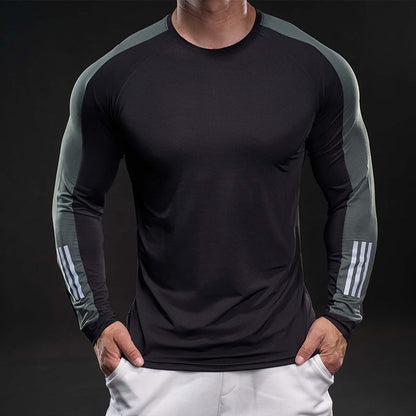 Herren Longsleeve Funktionsshirt Sportlich Modern