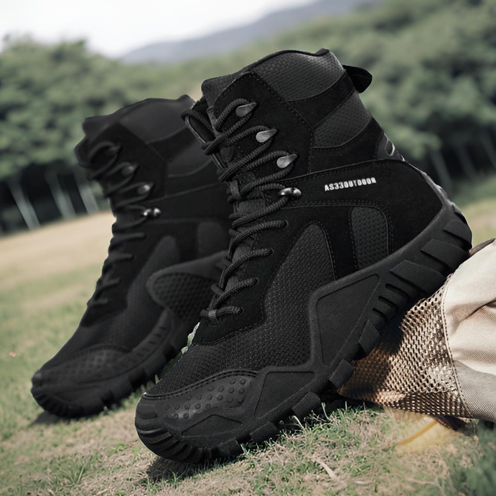 Stabile Herren Wanderstiefel Knöchelschutz Waterproof