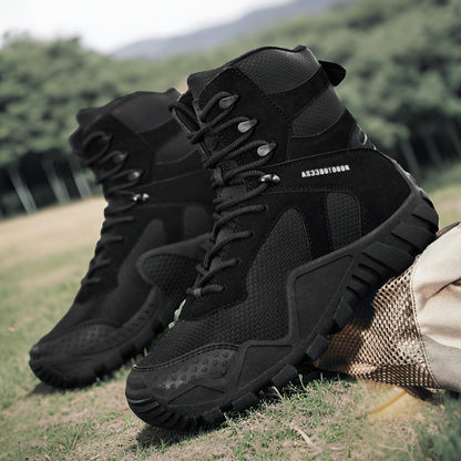 Stabile Herren Wanderstiefel Knöchelschutz Waterproof