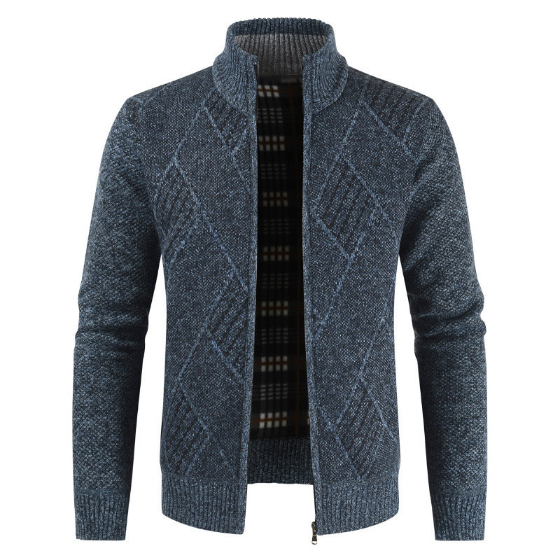 Herren Strickjacke Grafik Muster Modern Berlin Style