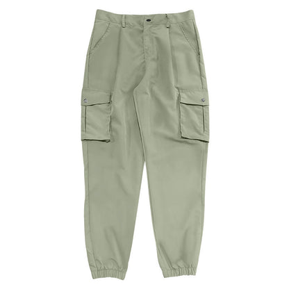 Herren Cargo-Hose Bequem Elastisch Große Taschen