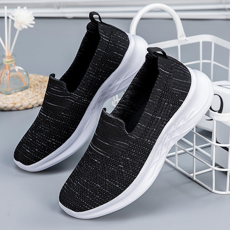 Damen Laufschuhe Komfort Atmungsaktiv Slip-On Sneaker