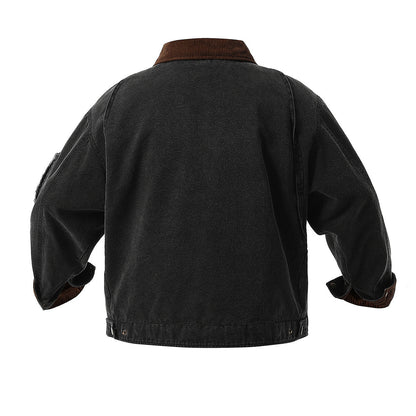 Herren Übergangsjacke Urban Style Stehkragen Taschen