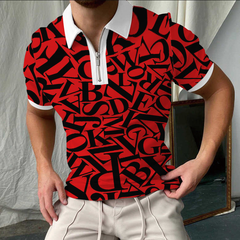 Herren Polo Shirt Kurzarm Kariert Modern Berlin