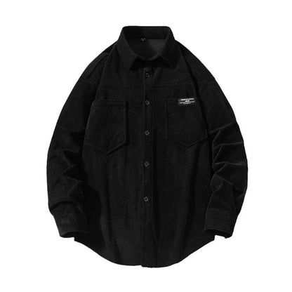 Herren Cordjacke mit Brusttaschen Casual Style