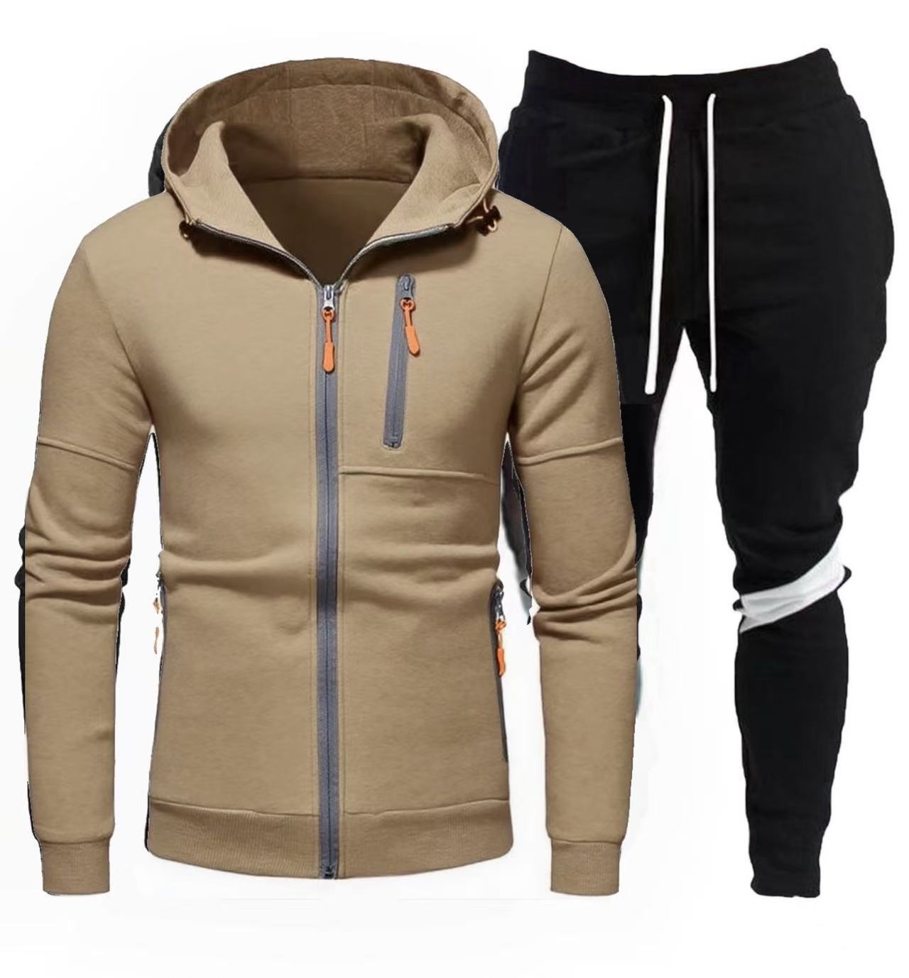 Herren Sportjacke Kapuzenjacke Jogginganzug Mit Reißverschluss