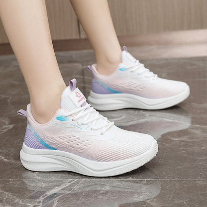 Damen Laufschuhe Atmungsaktiv Elastisch Leicht