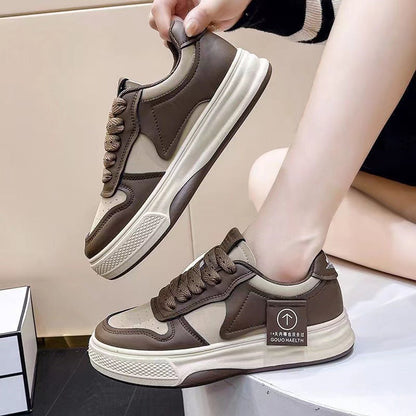 Damen Sneaker Sportlich Dicksohle Atmungsaktiv