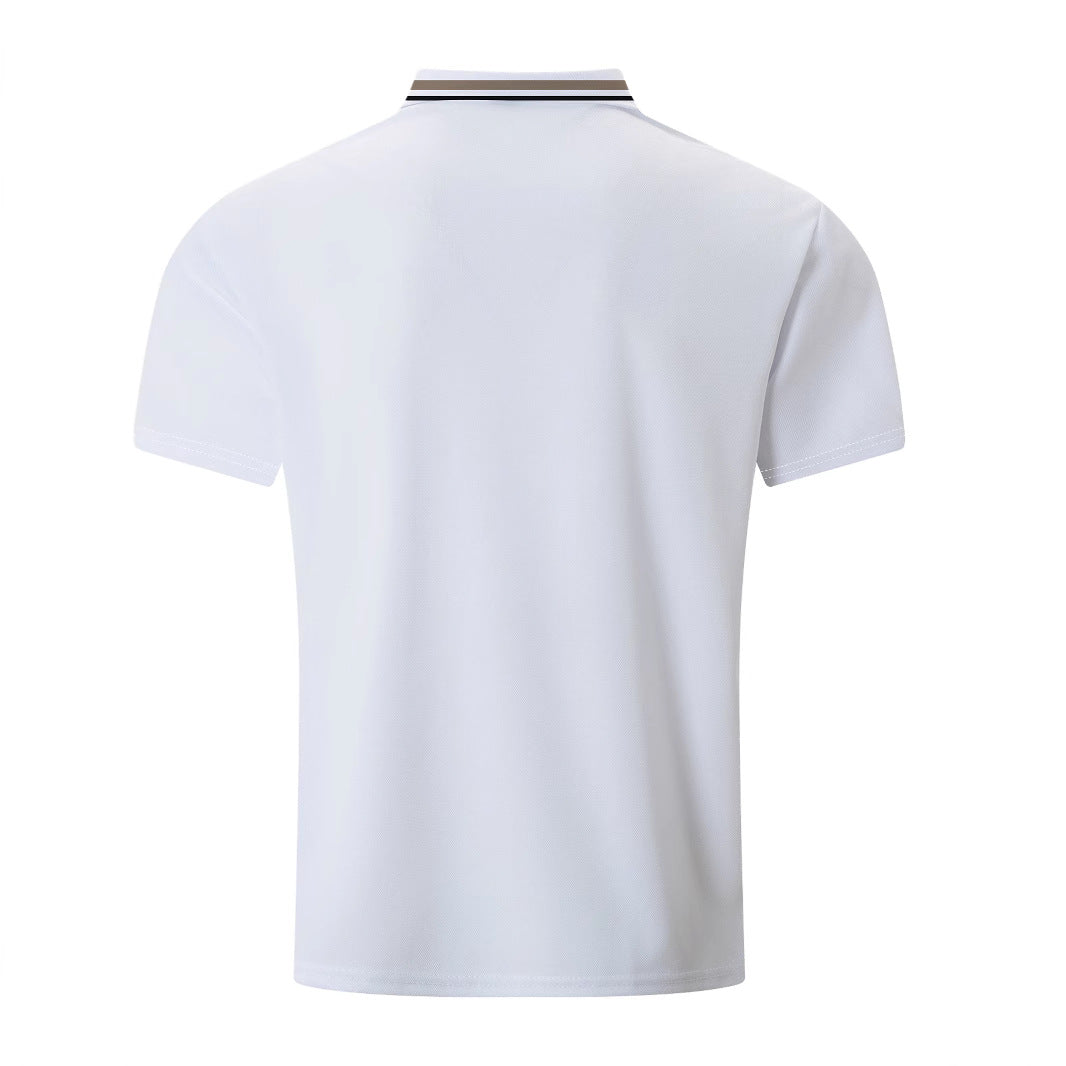 Herren Poloshirt Kurzarm Sportlich Grafikdesign Berlin